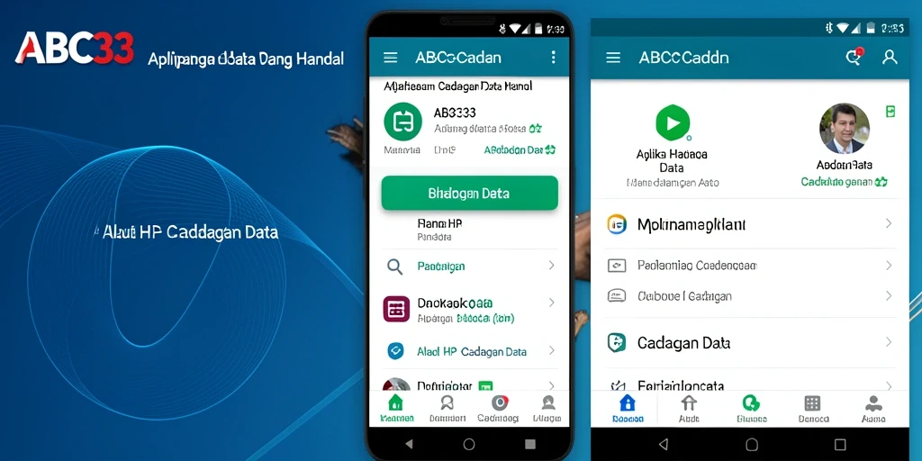 Tampilan antarmuka aplikasi ABC33 yang sederhana dan fungsional.