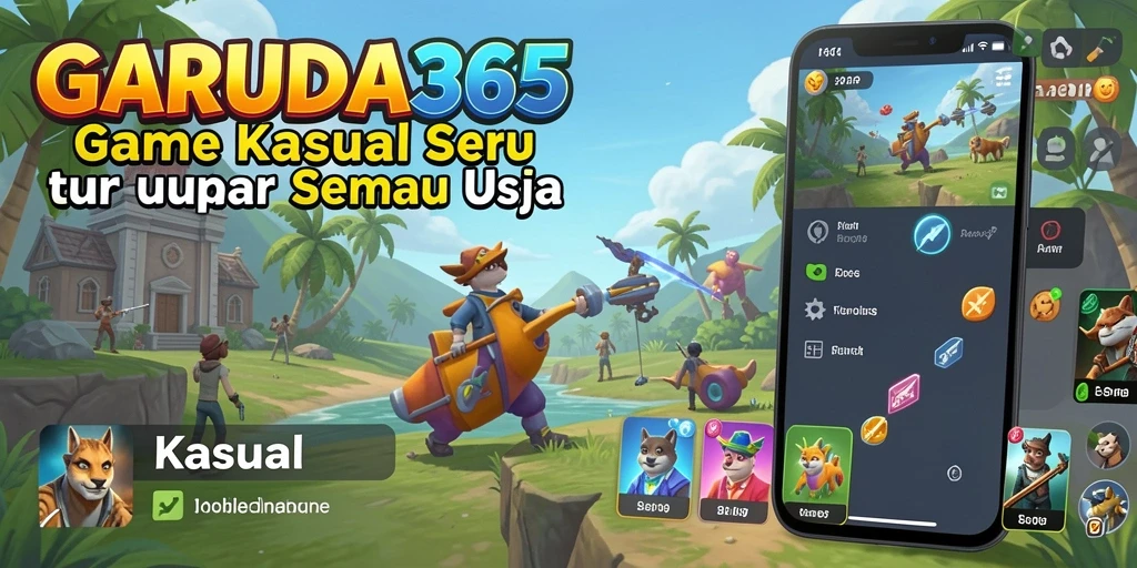 Tampilan antarmuka GARUDA365 yang menarik dan fungsional.