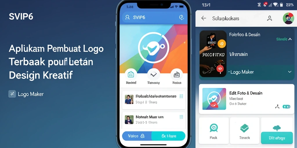 Tampilan antarmuka pengguna SVIP6 yang menarik dan mudah digunakan.